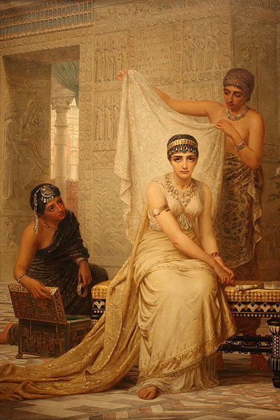 "Queen Esther" by Edwin Long (1878). Public Domain image.
