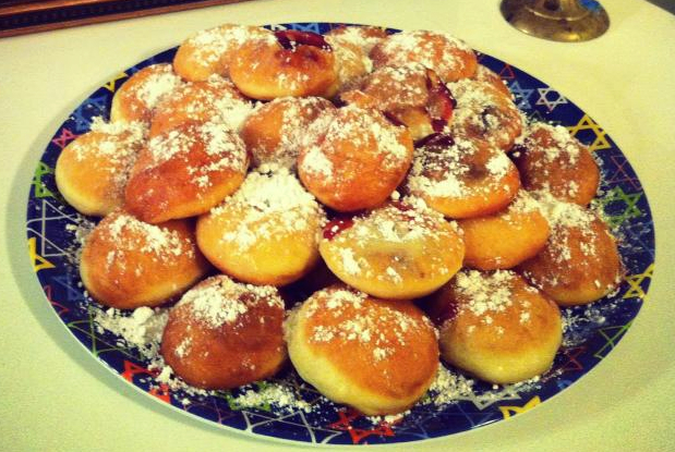 Sufganiyot homemade by your favorite Saturday Poetry Series editor